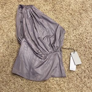 Rick Owens Purple Draped Top